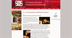 Desktop Screenshot of cric-interpreti.com