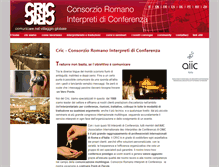 Tablet Screenshot of cric-interpreti.com